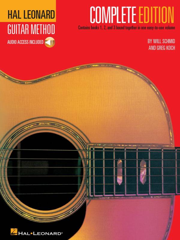 HAL LEANORD GUITAR METHOD COMPLETE EDITION BOOKS 1 2 3 AUDIO ACCESS INCLUDED