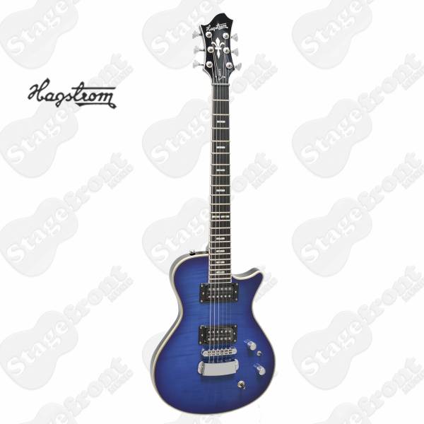 HAGSTROM ULSWEWDM ULTRA SWEDE ELECTRIC GUITAR WORN DENIM FINISH