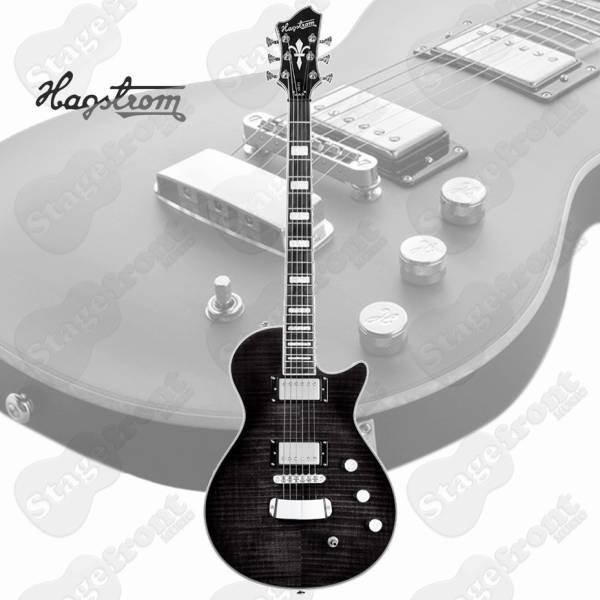 HAGSTROM ULMAXDSM ULTRA MAX ELECTRIC GUITAR IN DARK STORM WITH CASE