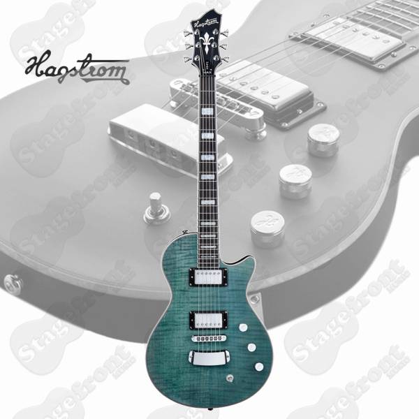 HAGSTROM ULMAXFSK ULTRA MAX ELECTRIC GUITAR IN FALL SKY WITH CASE