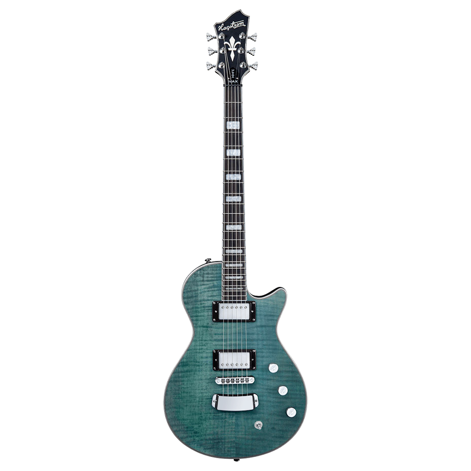 HAGSTROM ULMAXFSK ULTRA MAX ELECTRIC GUITAR IN FALL SKY WITH CASE