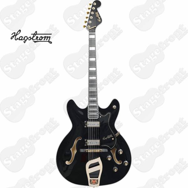 HAGSTROM 67’ VIKING II SEMI-HOLLOW GUITAR IN TRANSPARENT WILD CHERRY w/case