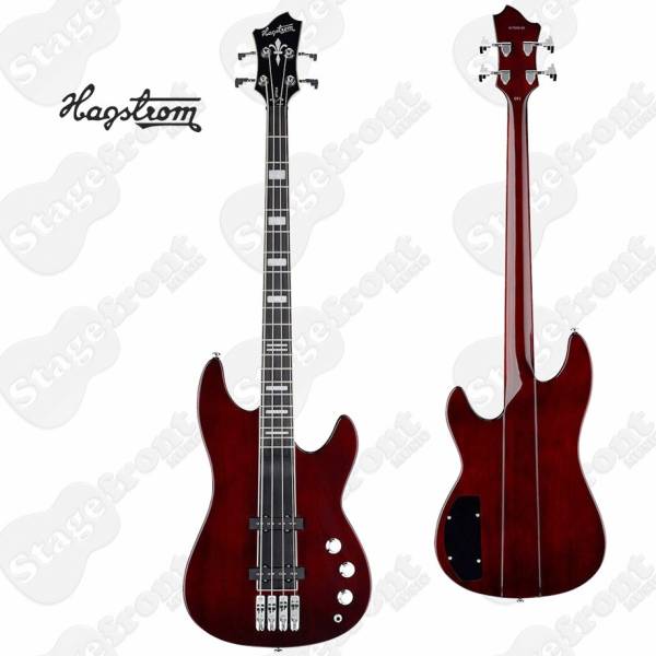HAGSTROM SUPER SWEDE BASS GUITAR IN NATURAL GLOSS SUSWEBNMG