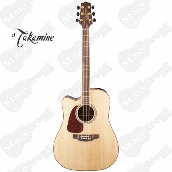 TAKAMINE G90 SERIES SOLID SPRUCE LEFT HANDED DREADNOUGHT ACOUSTIC ELECTRIC GUITAR GD93CENATLH