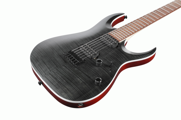 IBANEZ RGA SERIES TRANSPARENT GRAY FLAT ELECTRIC GUITAR RGA42FMTGF