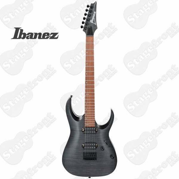 IBANEZ RGA SERIES TRANSPARENT GRAY FLAT ELECTRIC GUITAR RGA42FMTGF