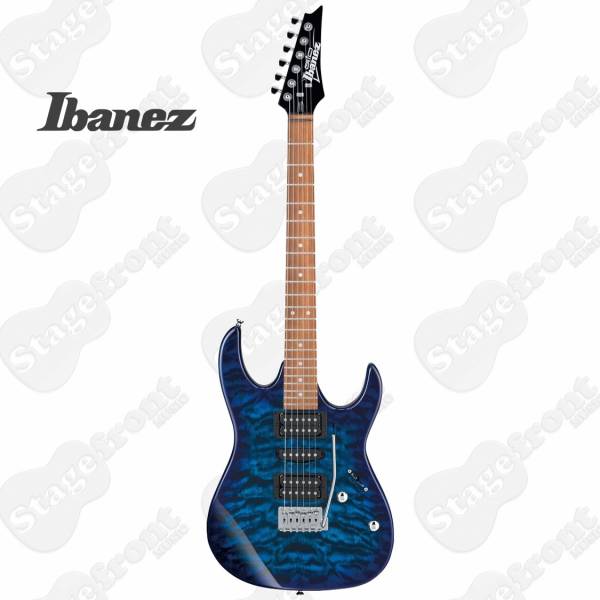 IBANEZ TRANSPARENT BLUE BURST ELECTRIC GUITAR RX70QATBB