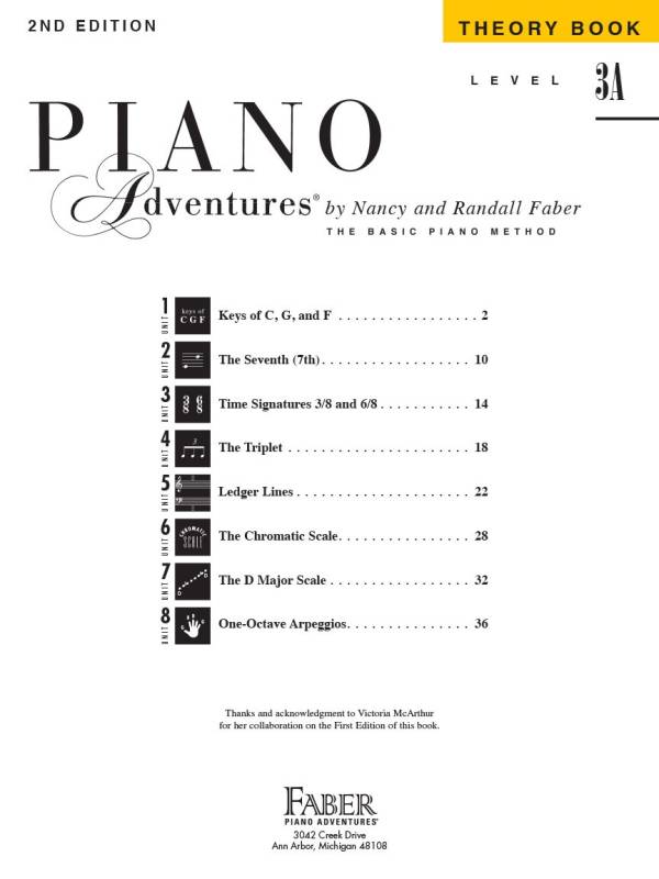 PIANO ADVENTURES THEORY BOOK LEVEL 3A 2ND EDITION