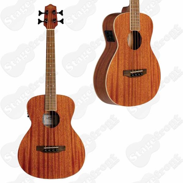 LANIKAI MAHOGANY SERIES ACOUSTIC ELECTRIC BASS UKULELE MAEBU