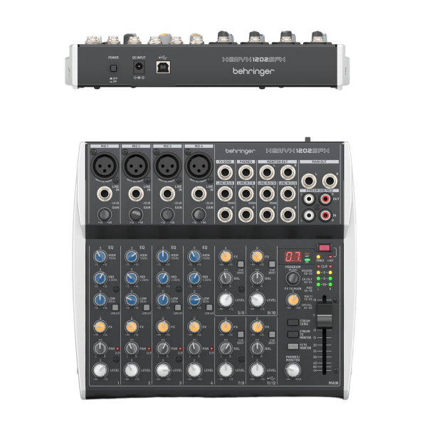 BEHRINGER XENYX 1202SFX 12CH MIXER with USB and FX