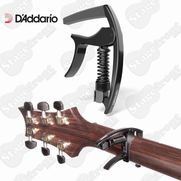 D’ADDARIO PLANET WAVES NS TRI-ACTION CAPO ADJUSTABLE TENSION BLACK PW-CP-09