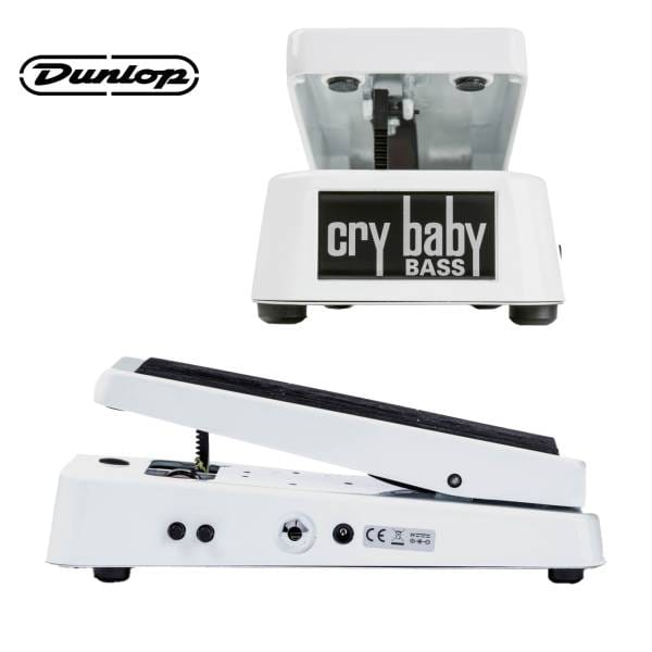 CRY BABY FOR BASS WAH EFFECTS PEDAL WHITE JIM DUNLOP GCB105Q