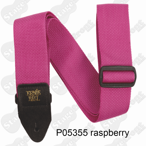 ERNIE BALL POLYPRO GUITAR & BASS STRAPS – ASSORTED COLOURS