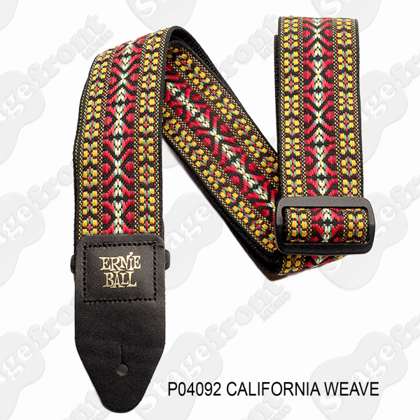 ERNIE BALL CLASSIC JACQUARD GUITAR & BASS STRAPS – ASSORTED COLOURS