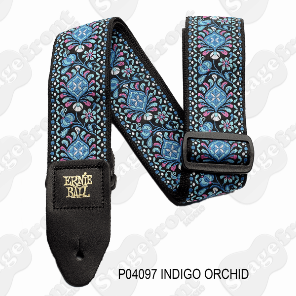 ERNIE BALL CLASSIC JACQUARD GUITAR & BASS STRAPS – ASSORTED COLOURS