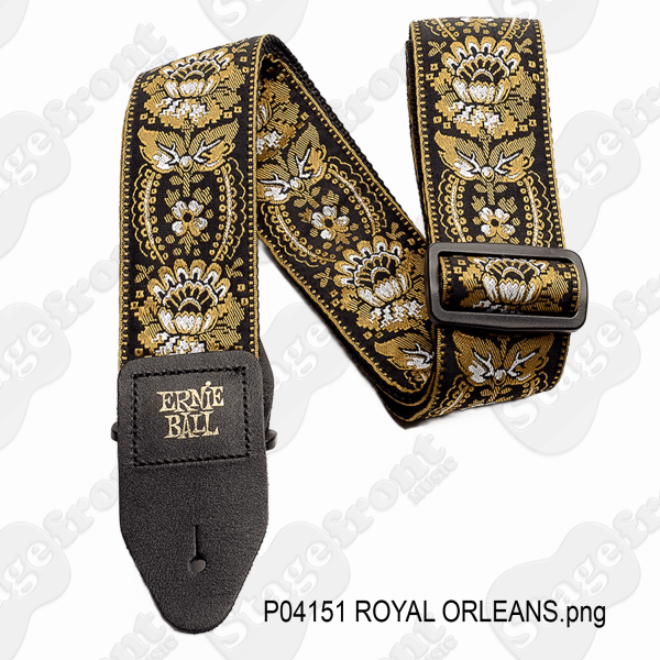 ERNIE BALL CLASSIC JACQUARD GUITAR & BASS STRAPS – ASSORTED COLOURS