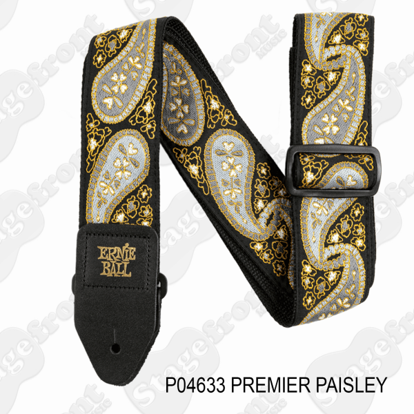 ERNIE BALL CLASSIC JACQUARD GUITAR & BASS STRAPS – ASSORTED COLOURS