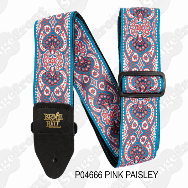 ERNIE BALL CLASSIC JACQUARD GUITAR & BASS STRAPS – ASSORTED COLOURS