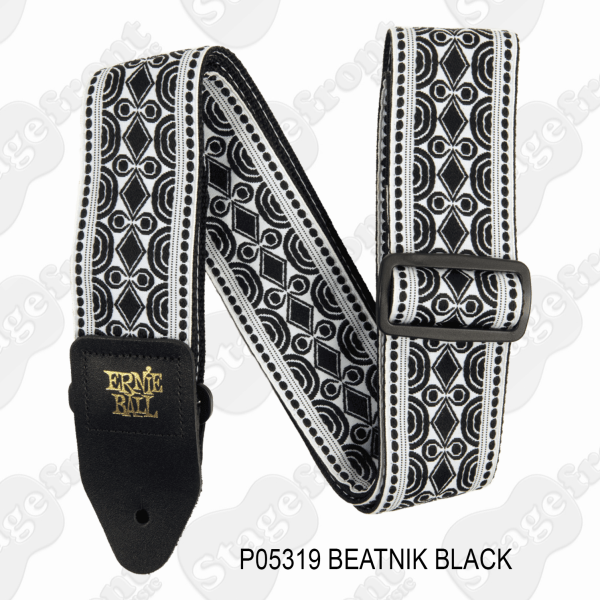 ERNIE BALL CLASSIC JACQUARD GUITAR & BASS STRAPS – ASSORTED COLOURS