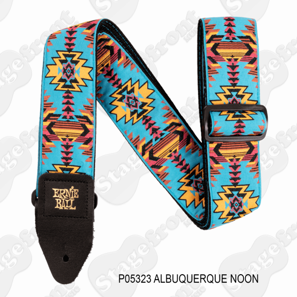 ERNIE BALL CLASSIC JACQUARD GUITAR & BASS STRAPS – ASSORTED COLOURS