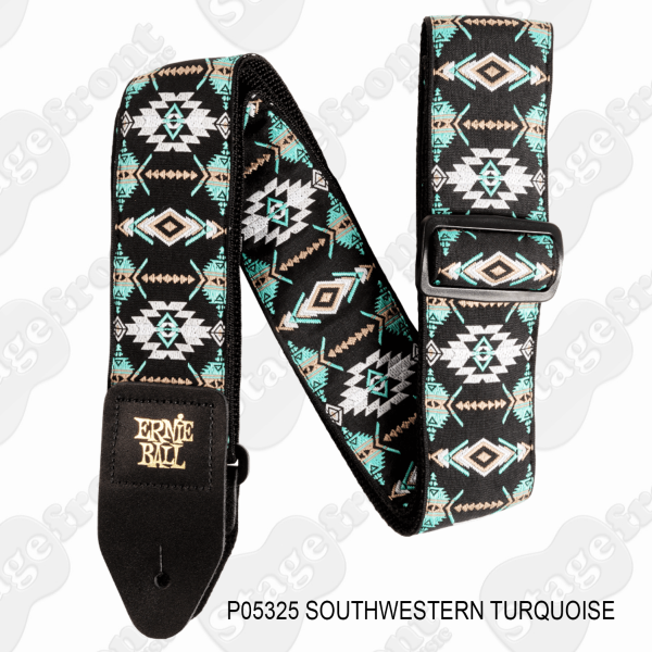 ERNIE BALL CLASSIC JACQUARD GUITAR & BASS STRAPS – ASSORTED COLOURS