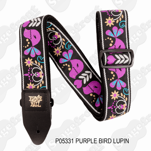 ERNIE BALL CLASSIC JACQUARD GUITAR & BASS STRAPS – ASSORTED COLOURS