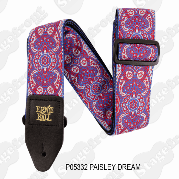 ERNIE BALL CLASSIC JACQUARD GUITAR & BASS STRAPS – ASSORTED COLOURS