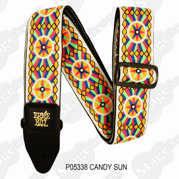 ERNIE BALL CLASSIC JACQUARD GUITAR & BASS STRAPS – ASSORTED COLOURS