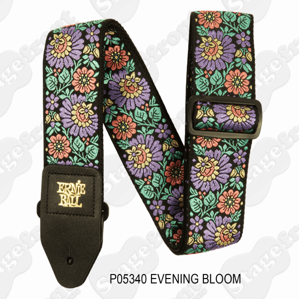 ERNIE BALL CLASSIC JACQUARD GUITAR & BASS STRAPS – ASSORTED COLOURS