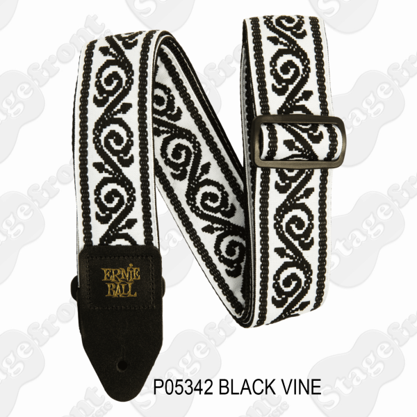 ERNIE BALL CLASSIC JACQUARD GUITAR & BASS STRAPS – ASSORTED COLOURS