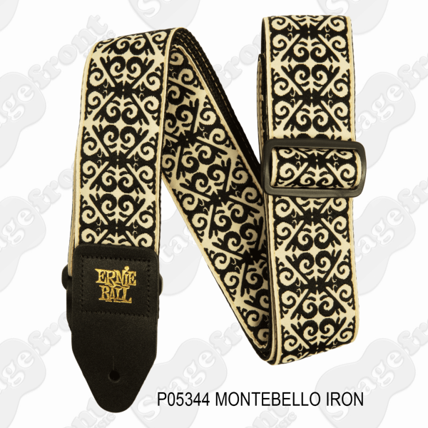 ERNIE BALL CLASSIC JACQUARD GUITAR & BASS STRAPS – ASSORTED COLOURS