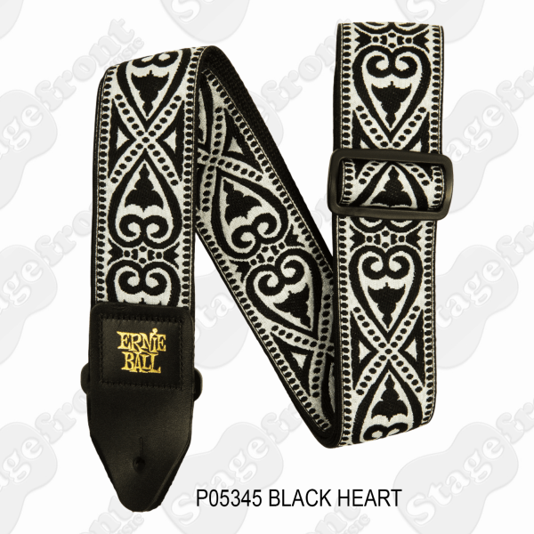 ERNIE BALL CLASSIC JACQUARD GUITAR & BASS STRAPS – ASSORTED COLOURS