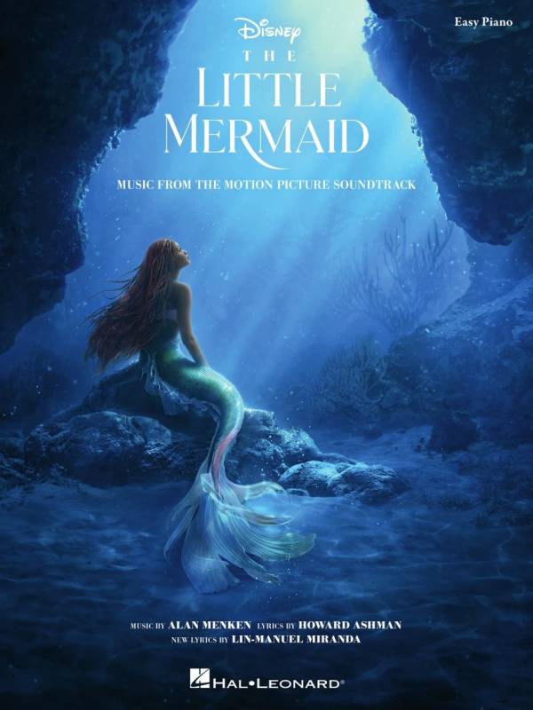 THE LITTLE MERMAID 2023 SHEET MUSIC FOR EASY PIANO