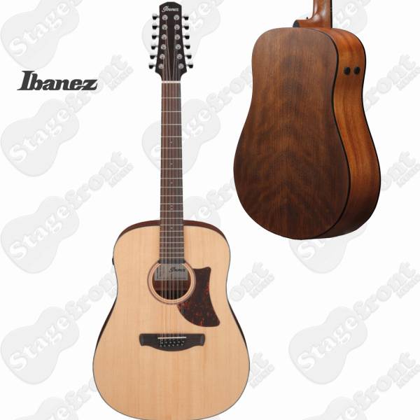 IBANEZ AAD1012E OPN 12 string SOLID SITKA SPRUCE TOP ADVANCED ACOUSTIC GUITAR