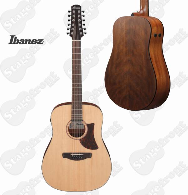 IBANEZ AAD1012E OPN 12 string SOLID SITKA SPRUCE TOP ADVANCED ACOUSTIC GUITAR