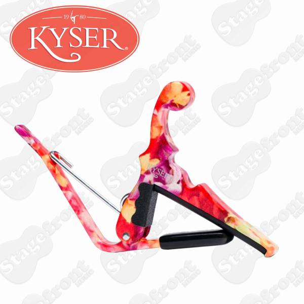 KYSER QUICK CHANGE UKULELE CAPO FLORAL KULEA LEI