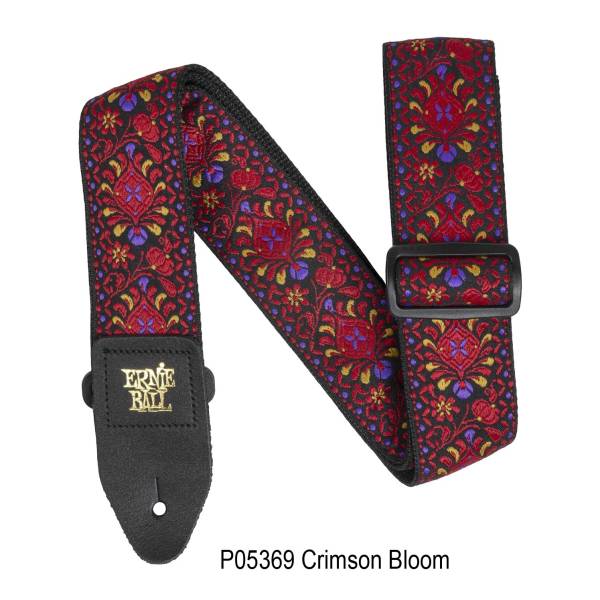 ERNIE BALL CLASSIC JACQUARD GUITAR & BASS STRAPS – ASSORTED COLOURS