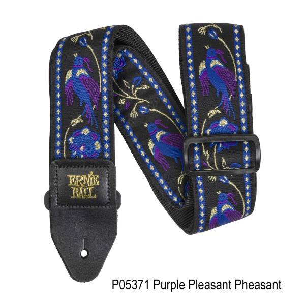 ERNIE BALL CLASSIC JACQUARD GUITAR & BASS STRAPS – ASSORTED COLOURS