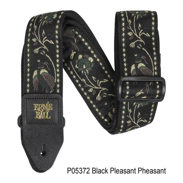 ERNIE BALL CLASSIC JACQUARD GUITAR & BASS STRAPS – ASSORTED COLOURS