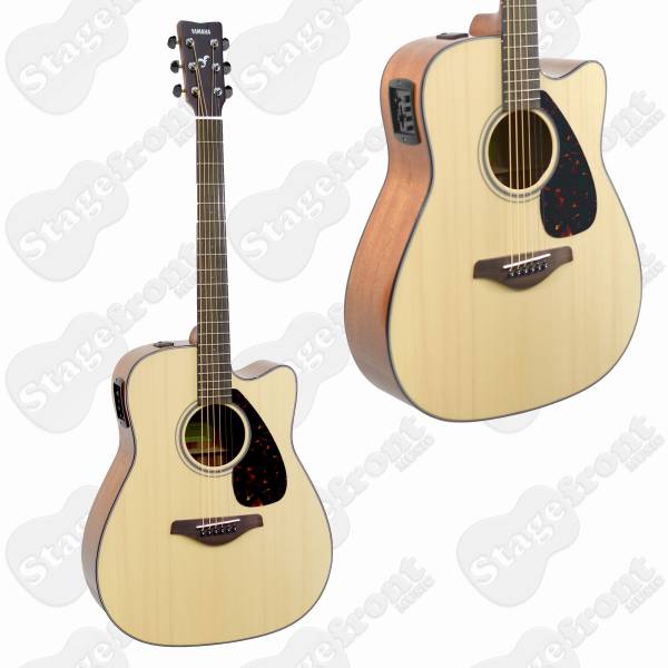 YAMAHA FGX800CNT ACOUSTIC ELECTRIC GUITAR NATURAL GLOSS FINISH