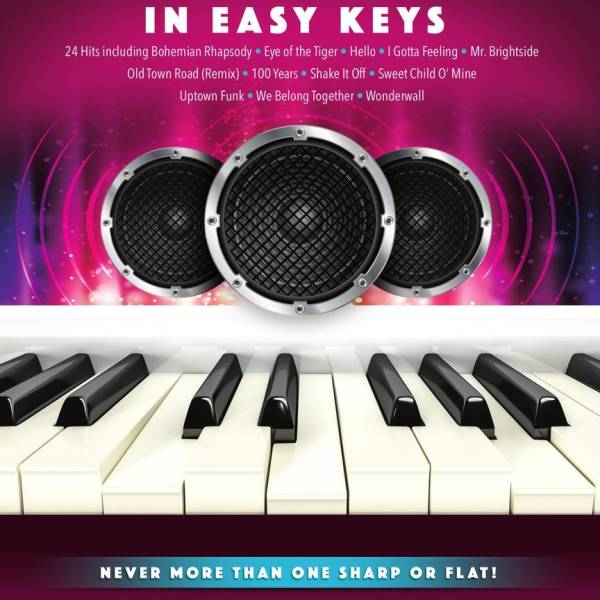 POP SONGS IN EASY KEYS PIANO MUSIC SONGBOOK FOR BEGINNERS SIMPLE SONGS