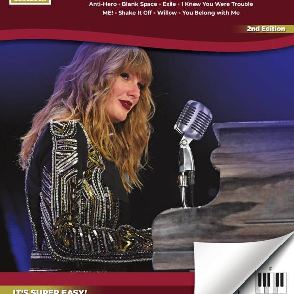 TAYLOR SWIFT HITS SUPER EASY PIANO MUSIC SONGBOOK FOR BEGINNERS SIMPLE SONGS