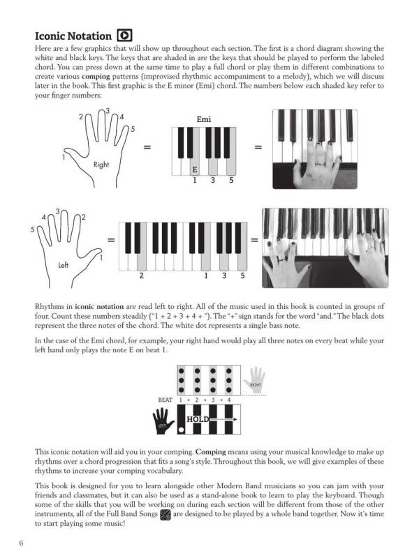 Modern Band Method For Keyboard Lesson Book 1 Hal Leonard