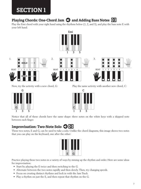 Modern Band Method For Keyboard Lesson Book 1 Hal Leonard