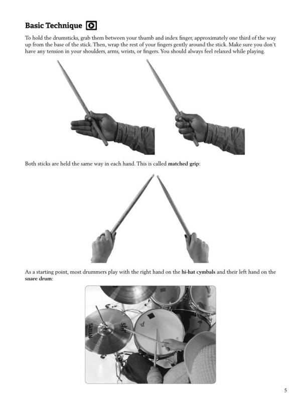 Modern Band Method For Drums Lesson Book 1 Hal Leonard
