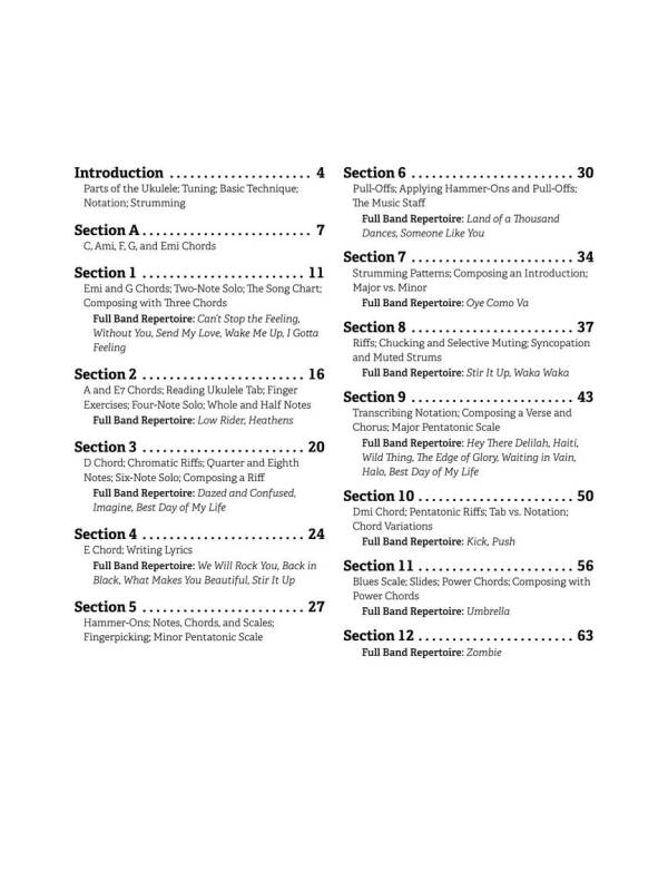 Modern Band Method For Ukulele Lesson Book 1 Hal Leonard