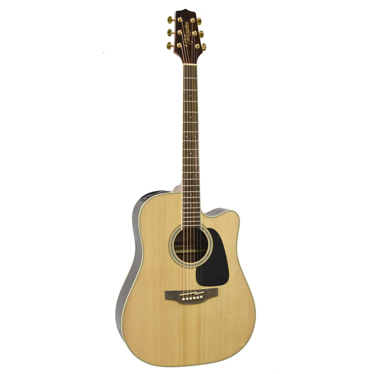 Front angled view of a Takamine GD51CE G50 Series dreadnought acoustic-electric guitar featuring a high-gloss finish and a lower cutaway.