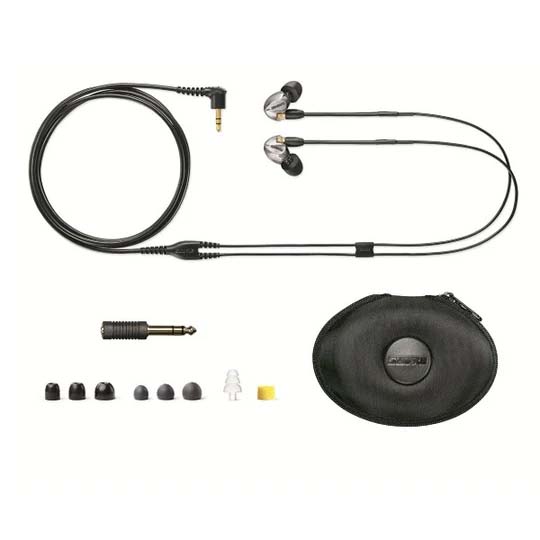 SHURE SE425-CL STEREO IN-EAR CLEAR EARPHONES SOUND ISOLATING 3.5MM EAC64 CABLE - Image 2