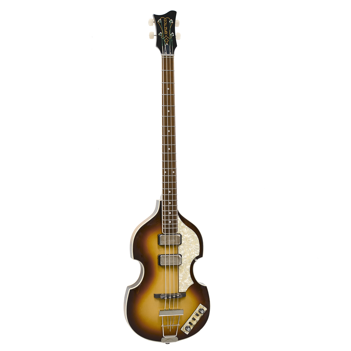 HOFNER CAVERN CONTEMPORARY SERIES VIOLIN BASS ANTIQUE BROWN with CASE - Image 2
