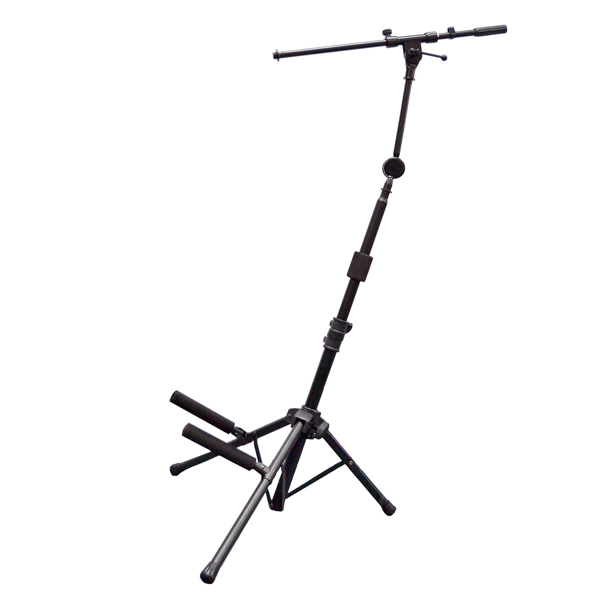 A black On-Stage RS7500 tripod amplifier stand.